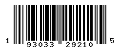 193033292105 barcode