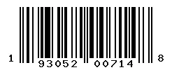 UPC barcode 193052007148