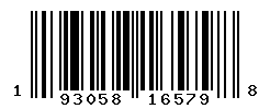 UPC barcode number 193058165798