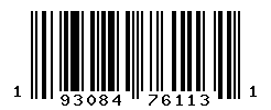 UPC barcode number 193084761131