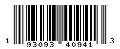 UPC barcode number 193093409413