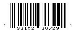 UPC barcode number 193102367291