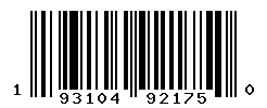 UPC barcode number 193104921750