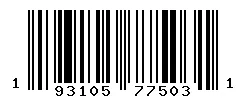 193105775031 barcode