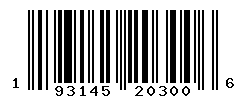 UPC barcode number 193145203006