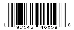 UPC barcode 193145400566