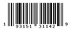 upc 193151311429 barcode image