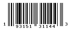 upc 193151311443 barcode image