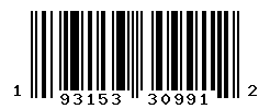 UPC barcode number 193153309912