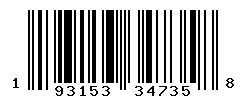 UPC barcode number 193153347358