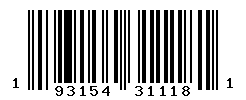 upc 193154311181 barcode image