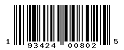 UPC barcode number 193424008025