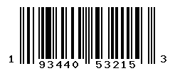UPC barcode number 193440532153