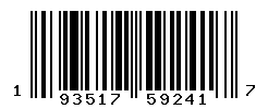 UPC barcode number 193517592417