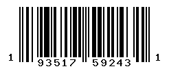 UPC barcode number 193517592431