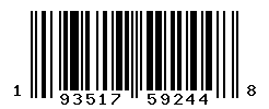 UPC barcode number 193517592448