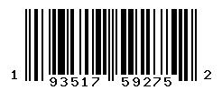 UPC barcode number 193517592752