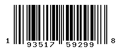 UPC barcode number 193517592998