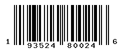 UPC barcode number 193524800246