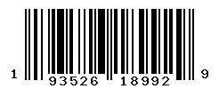 UPC barcode 193526189929