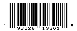 UPC barcode 193526193018