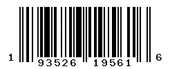 UPC barcode 193526195616