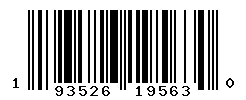 UPC barcode number 193526195630