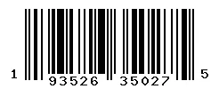 UPC barcode 193526350275