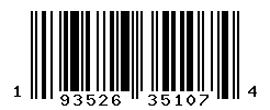 UPC barcode number 193526351074