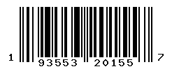 upc 193553201557 barcode image