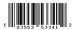 UPC barcode number 193553533412