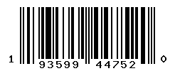 UPC barcode number 193599447520