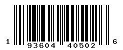 UPC barcode number 193604405026
