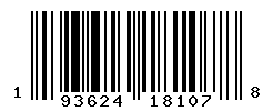 UPC barcode number 193624181078