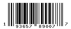 UPC barcode number 193657890077