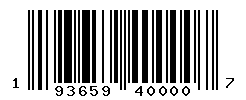 UPC barcode number 193659400007