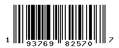 UPC barcode number 193769825707