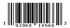 UPC barcode number 193968105662