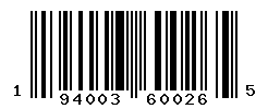 upc 194003600265 barcode image