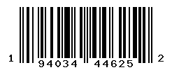UPC barcode number 194034446252