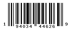 UPC barcode number 194034446269