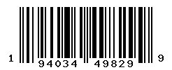 UPC barcode number 194034498299