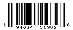 UPC barcode number 194034519628