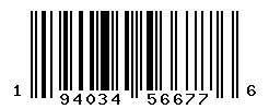 UPC barcode number 194034566776