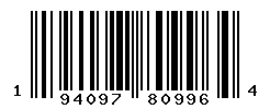 UPC barcode number 194097809964