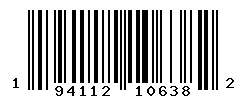 upc 194112106382 barcode image