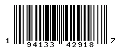 UPC barcode 194133429187
