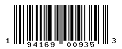 UPC barcode number 194169009353