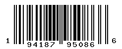 UPC barcode number 194187950866