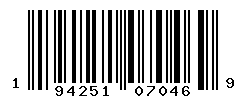 UPC barcode number 194251070469